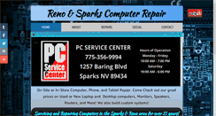 Desktop Screenshot of pcservicesparks.com